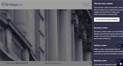 Desktop Screenshot of irvingslaw.com